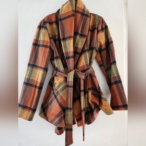 Chicwish Luxury Wool Blend Plaid Jacket
